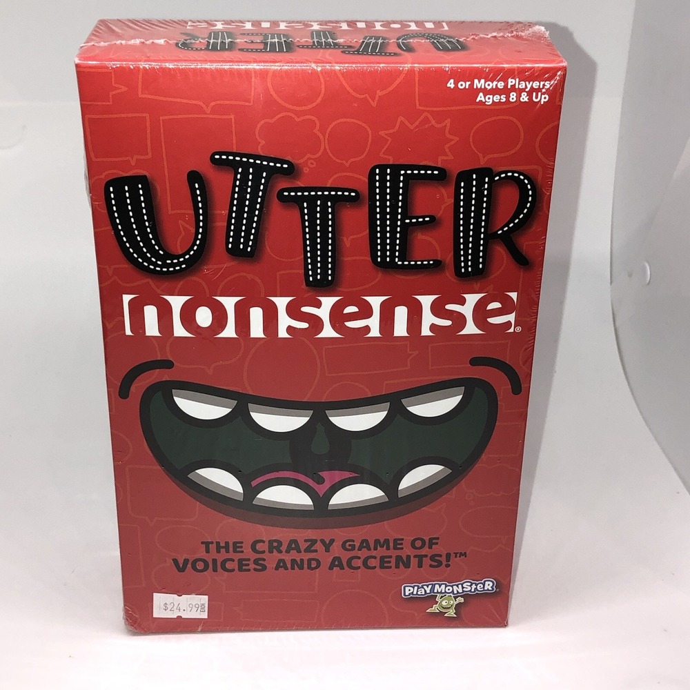 Utter Nonsense Card Game - Family Game Night Kids & Adults Original Classic
